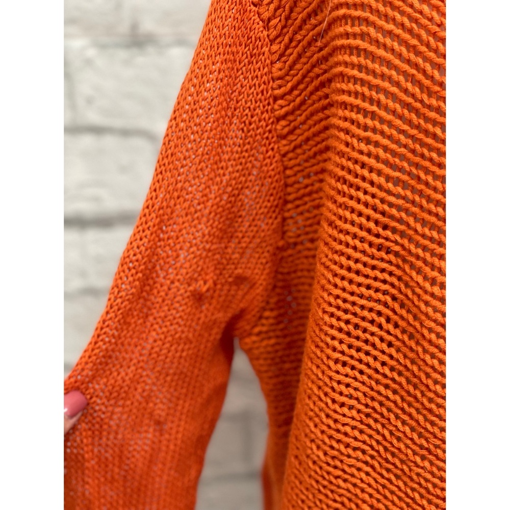 Orange/Rust Flowy Cardigan - Picture 4 of 4